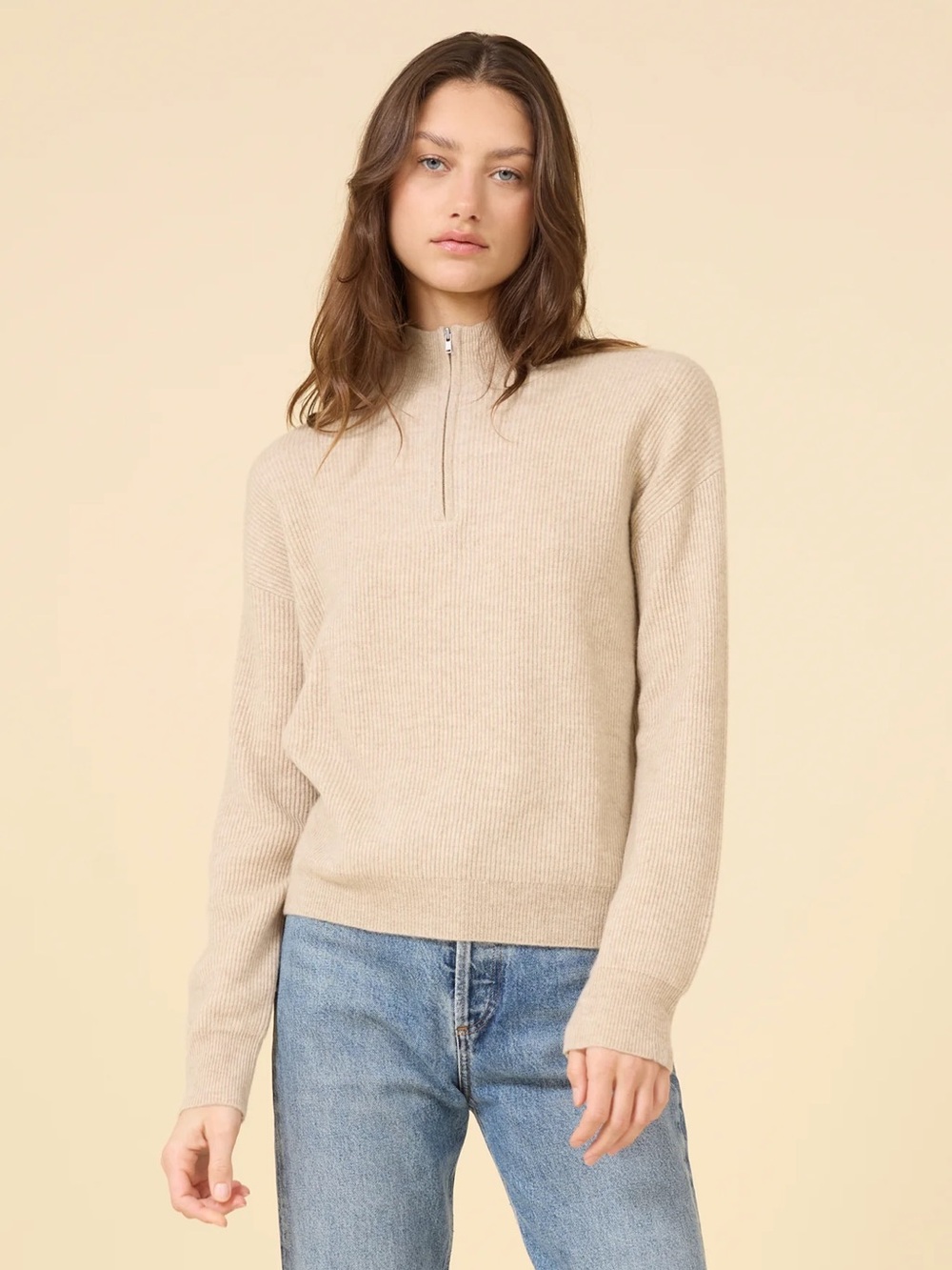 OGD Colorado Half-Zip Cashmere Pullover